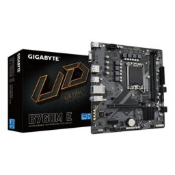 Placa base Gigabyte B760M E DDR5 LGA1700 micro ATX Dual M.2 PCIe 4.0 RAID