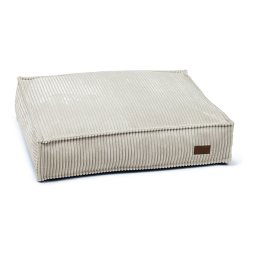 Cojín cama Designed by Lotte Ribbed, gris claro - aprox. 70 x 55 x 15 cm (L x An x Al)