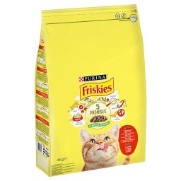 PURINA Friskies Adult con buey, pollo y verduras para gatos - 1,5 kg