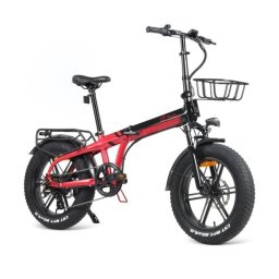 Bicicleta eléctrica YOUIN Dallas BK1650 FAT Plegable 250W 52Nm 20" Suspensión Frenos Hidráulicos