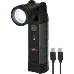BRENNENSTUHL BRE 1173750007 - Linterna LED a batería, 1000 lm, carga inalámbrica