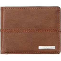 Quiksilver Cartera de hombre Stitchy . Marrón M