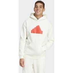 Adidas Sudadera de hombre Future Icons Badge of Sport . Blanco / Rojo M