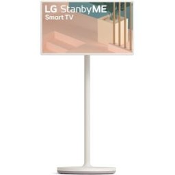LG Smart TV LED 67 cm (27') StanbyME 27ART10AKPL, portátil y táctil, procesador Inteligente a7 Gen 4 con IA, HDR10, webOS 6.0. Beige