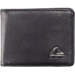 Quiksilver Cartera de hombre Slim Rays . Negro M