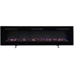 Dimplex Chimenea Eléctrica Sierra 72. Negro