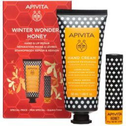 Apivita Pack Winter Wonders Miel Reparación de Manos y Labios