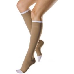 Venosan Medias elásticas de compresión clase 2 Rodilla sin puntera 1 par Bege L