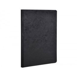 Libreta age-bag tapa cartulina lomo cosido rayado horizontal 96 hojas color negro 210x297 mm