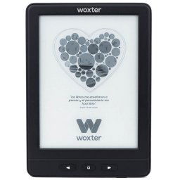 Woxter Scriba 195 Paperlight TP Libro Electrónico con Pantalla Táctil 6" HD E-Ink Pearl 4GB Negro