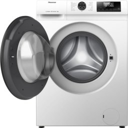 Lavadora Hisense Serie Q1 WF1Q8041BW 8kg Carga Frontal 1400rpm A Blanca Led Inverter Vapores