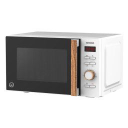 Microondas Infiniton MW-S710 20L 800W Grill Madera Vaporera Descongelar Blanco