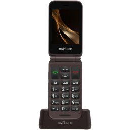 myPhone Harmony 4G Praline Collection Brown 2,8"+1,44" LTE, batería 1300mAh, botón SOS