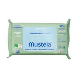 Mustela Toallitas Limpiadoras Compostables 60uds