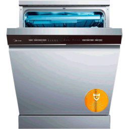 Lavavajillas Midea 60 cm Inox 14 Servicios 4 Programas Filtro Antibacteriano Autolimpieza