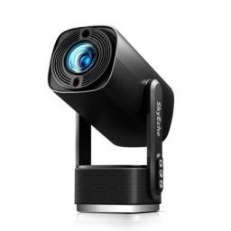 Proyector SkyEcho 720p 350 ANSI Lúmenes DLP FreeONE Pro Autoenfoque Batería Soporte Cardán 270°