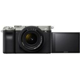 Sony Cámara Evil Alpha 7C con Objetivo SEL-2860, 24.2mp, Full Frame. Plata