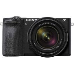 Sony Alpha a6600 cámara Evil APS-C con objetivo E 18-135mm, sensor CMOS Exmor, pantalla abatible, 4K y enfoque automático híbrido (ILCE6600MB.CEC). Negro