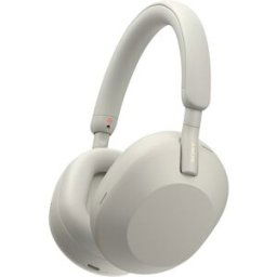 Sony WH-1000XM5 Bluetooth Auriculares de diadema Cancelación de ruido, 30 horas de batería, micrófono, para iOS, Android y PC. Plata