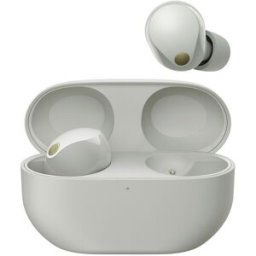 Sony WF-1000XM5 Inalámbricos Cancelación de ruido, 24 h de batería, micrófono, Auriculares compatibles asistentes de voz, para iOS, Android y PC. Plata