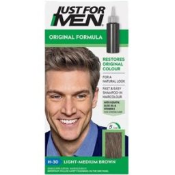 Just for Men El champú colorante de fórmula original restaura el color natural 1 un. H-30 Light-Medium Brown
