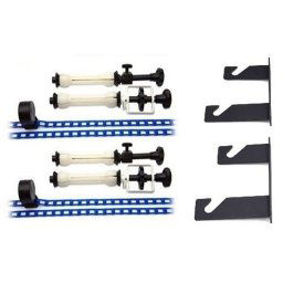 Bresser BR-MB10B Sistema de Suspensión con Cadena para 2 Rollos de Papel/Vinilo