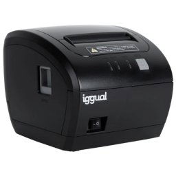 iggual TP EASY 80 Impresora Térmica de Tickets USB+RJ11 WiFi Negra