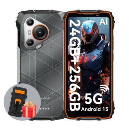 Smartphone Blackview BL7000 5G 8GB 256GB Pantalla 6.78" 2.4K Cámara Nocturna 50MP Rugerizado Naranja
