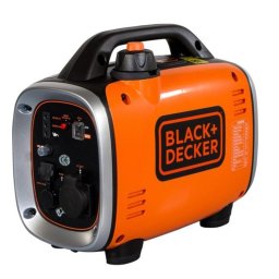 Generador eléctrico inverter gasolina Black and Decker 900W super ligero y silencioso 9kg