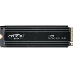 CT4000T705SSD5 - CRUCIAL T705 PCIe 5,0 NVMe M.2 SSD, disipador térmico, 4 TB