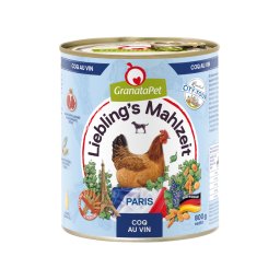 Granatapet Liebling's Meal City Tour 6 x 800 g - París (Coq Au Vin)