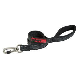 Correa para perros Zolux Moov, negra - 120 cm de largo, 25 mm de ancho