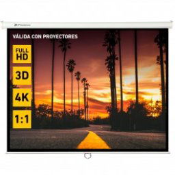 Pantalla de Proyeccion Manual 169" Phoenix PHPANTALLA-300M 3m x 3m - Inside-Pc
