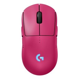 Ratón Logitech inalámbrico 32000 DPI RGB Lightforce Ambidiestro Carga inalámbrica Magenta