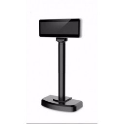 Visor VFD Premier CD-220 U 2x20 Caracteres USB Negro, 700 cd/m², Pole Telescópico