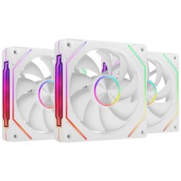 Ventilador suplementario Mars Gaming MF-LINKFINITYKIT2 120mm 1800RPM ARGB Infinity Mirror blanco