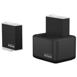Cargador de baterías GoPro Negro con batería Li-Ion 1720 mAh para HERO12/11/10/9 Black