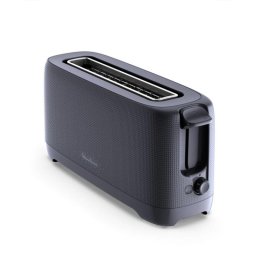 Tostadora Moulinex LS2M0810 Azul 1000W, 7 Niveles de Tostado, Ranura Larga y Bandeja Extraíble