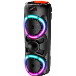 Altavoces Denver Fiesta Bluetooth 2 Woofers 8" Luces LED Potencia Extra