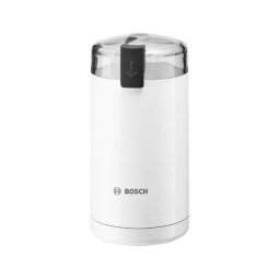 Molinillo de café Bosch TSM6A011W, cuchilla inoxidable, 75g, 180W, diseño compacto blanco