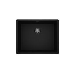 TEKA Fregadero bajo encimera y sobre encimera TOPLINE RS15 50.40 NEGRO.115000088. Negro. Para mueble de 60 cm