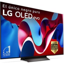 LG TV OLED 195cm (77') OLED77C46LA 4K con Smart TV WebOS24 (Reacondicionado Grado A). Negro / Marrón