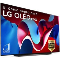 LG TV OLED 210cm (83') OLED83C46LA 4K con Smart TV WebOS24 (Reacondicionado Grado A). Negro / Marrón