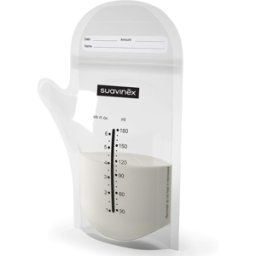 Suavinéx Bolsas para almacenar leche materna con cierre de cremallera 25 un. 180mL