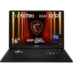 MSI Vector 16 HX AI A2XWHG-097XES Intel Core Ultra 7 255HX 32GB 1TB SSD RTX 5070 Ti 16