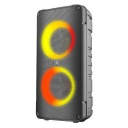 Altavoces Kodak Karaoke Bluetooth 3000mAh TWS con micrófono inalámbrico y luces disco