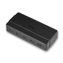 i-tec HUB USB 3.0 de 7 Puertos, Alimentación Externa 12V, Transferencia 5Gbps, Negro