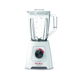 Licuadora Moulinex Blendforce II 600W 2L Picahielos Plástico Blanco Cuchillas Inoxidable