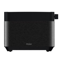 Tostadora Haier I-Master Serie 5 1150W, 4 Rebanadas, 2 Ranuras, Acero Inoxidable, Negro, Control Táctil