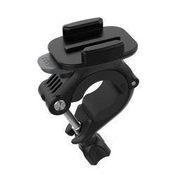 Soporte GoPro AGTSM-001 para bicicleta, rotación 360°, compatible HERO y otros, 86g, negro